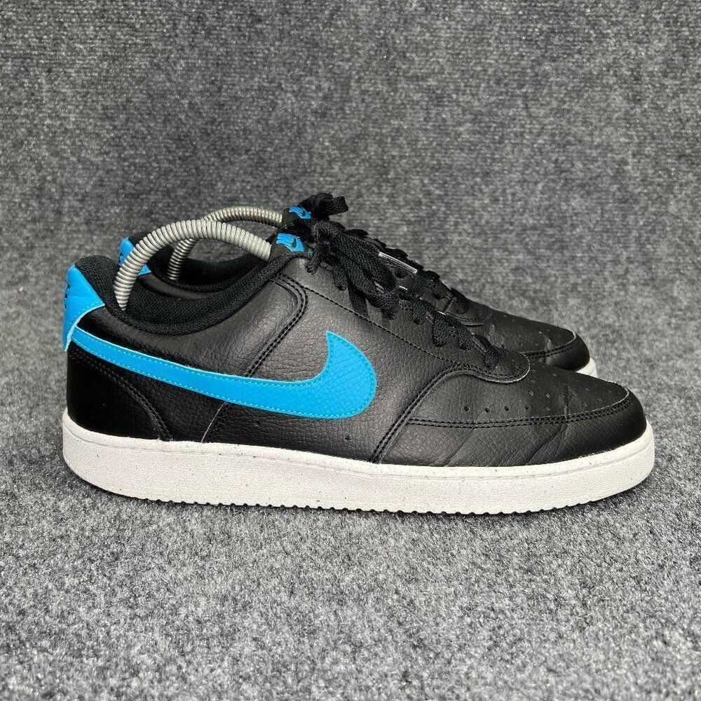 Nike Court Vision Low Shoes Men's 10.5‎ NN Black Laser Blue Athletic Basketball